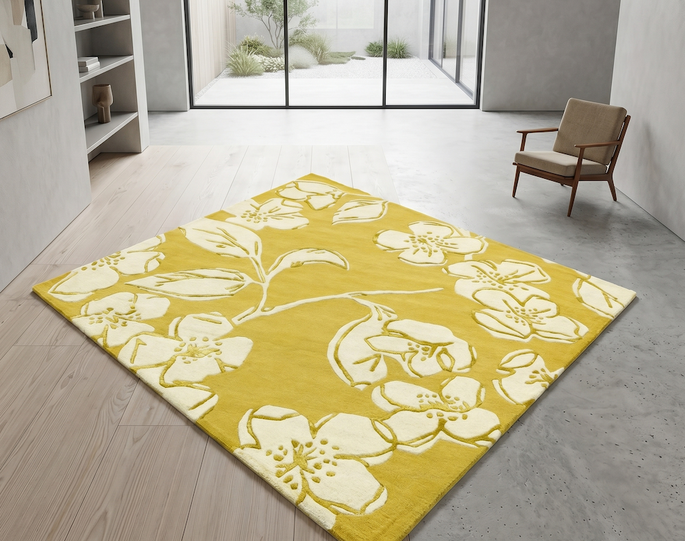 Matrix Rug 120cm x 170cm 15 Devore Yellow