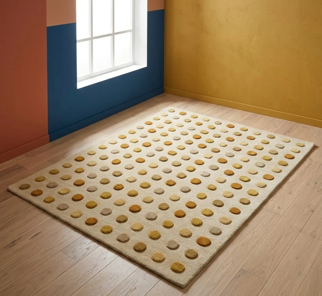 Dotty Rug 160cm x 230cm Gold