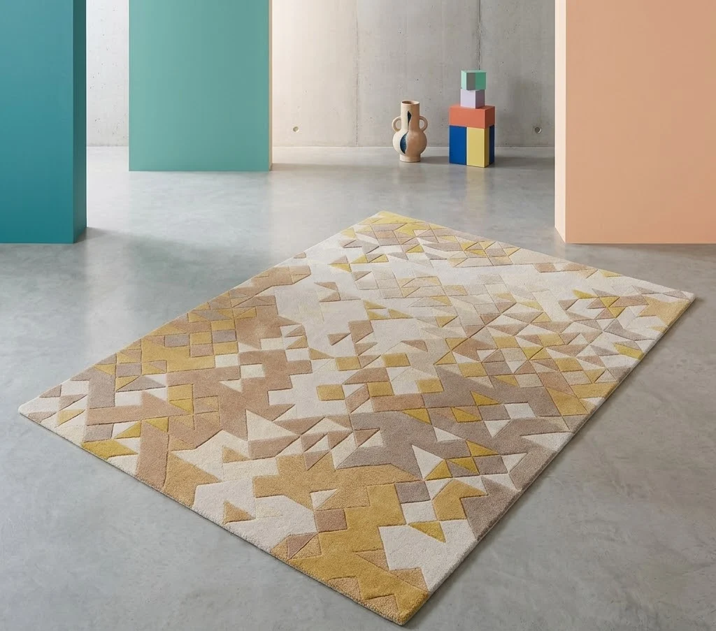 Enigma 160cm x 230cm Gold Multi