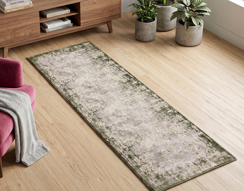 Kuza 66cm x 240cm Border Green