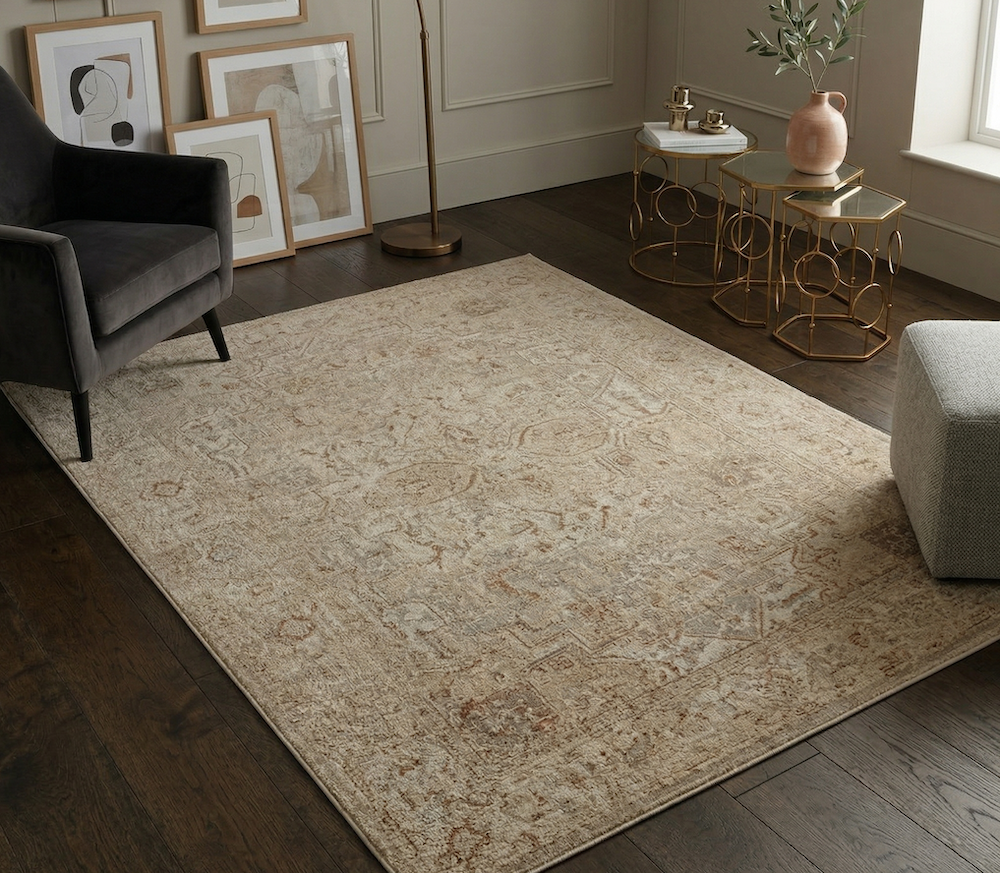 Heriz  120cm x 160cm Serapi Beige