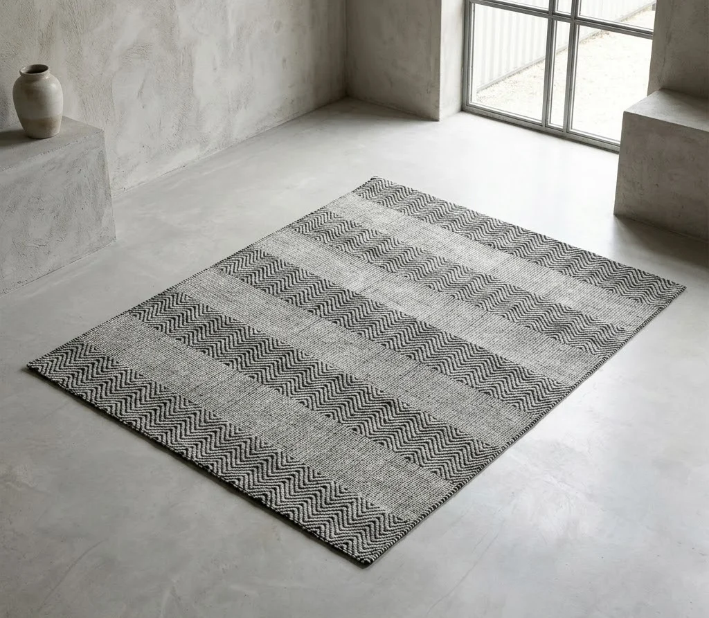 Ives Rug 100cm x 150cm Grey