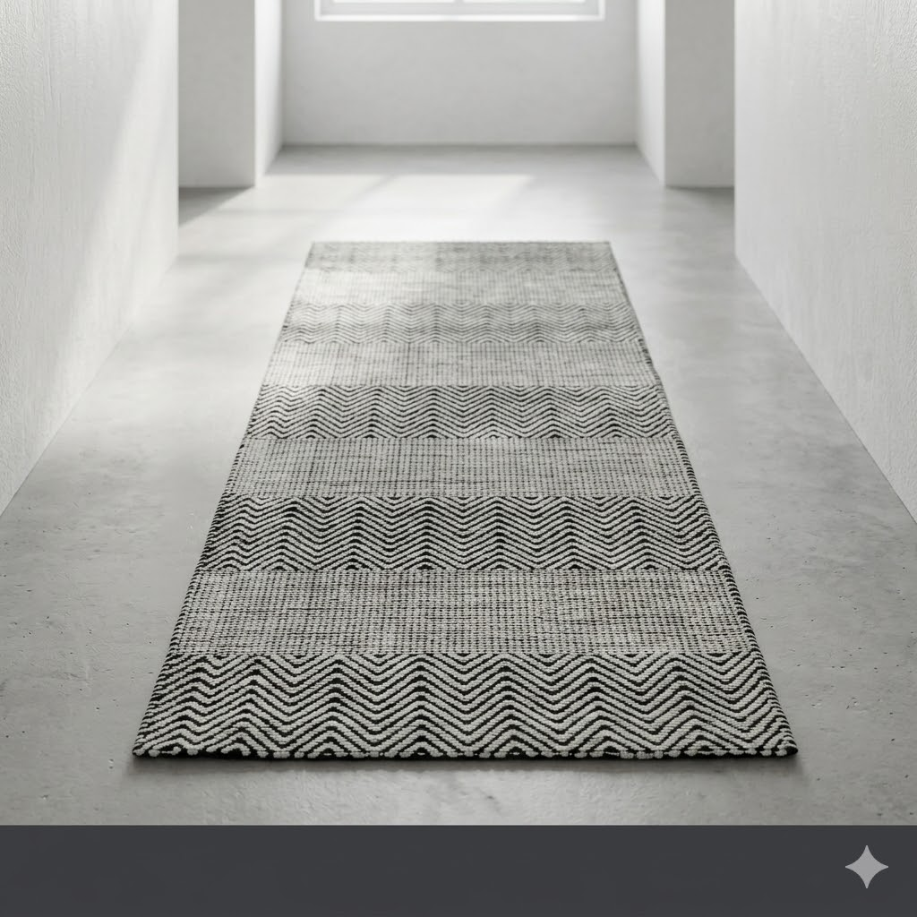 Ives Runner 66cm x 200cm Grey