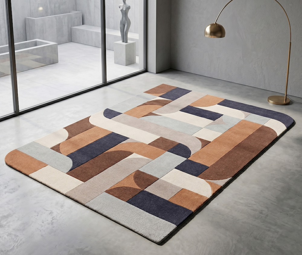 Matrix 120cm x 170cm 88 Klotski Terracotta