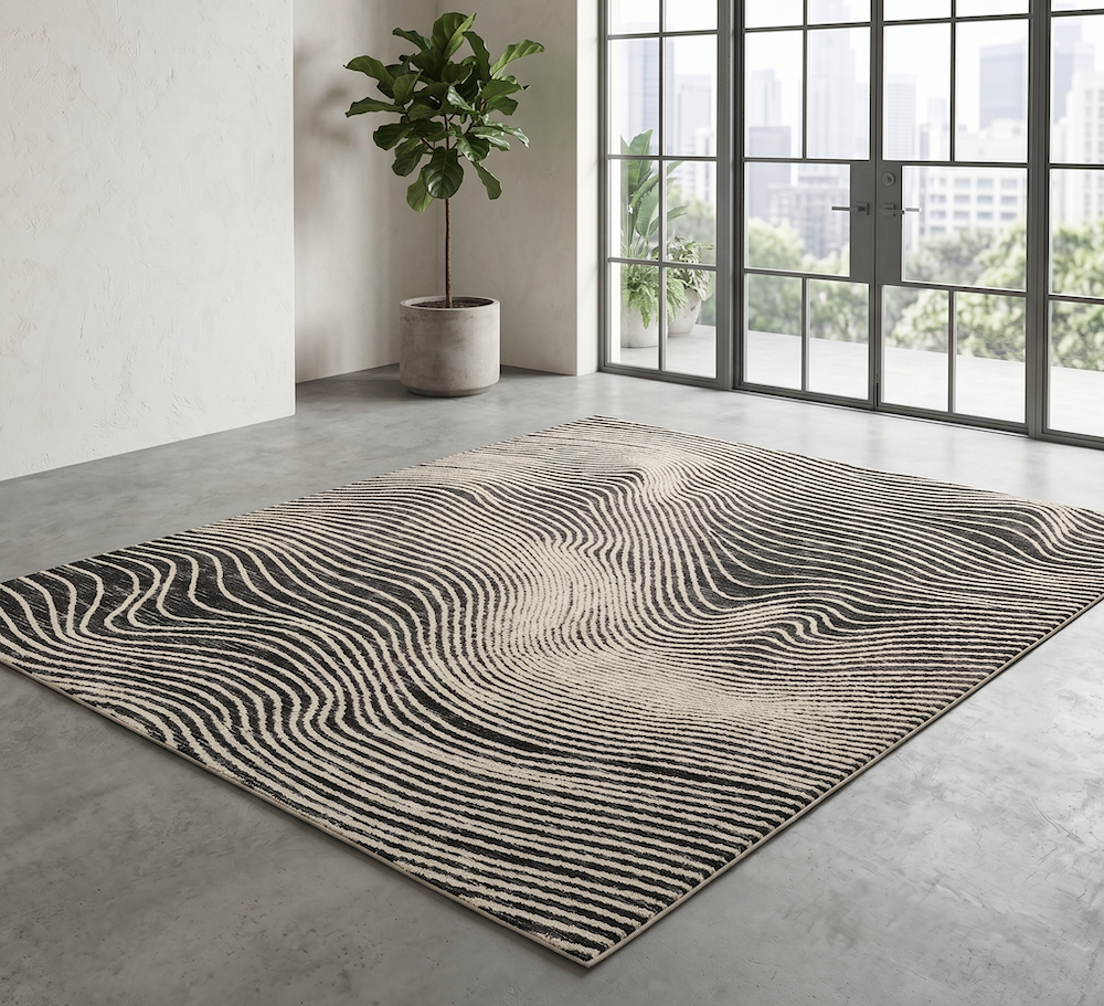 Mason 120cm x 170cm Magnitude Black