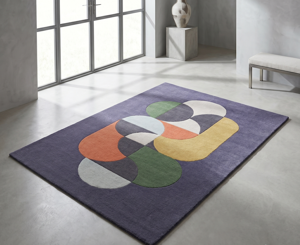 Matrix 120cm x 170cm 91 Statement Navy