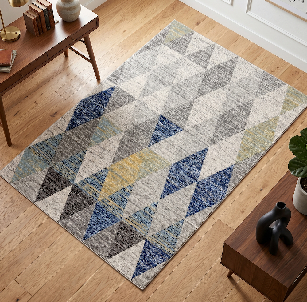 Muse 80cm x 150cm Harlequin Blue MU25