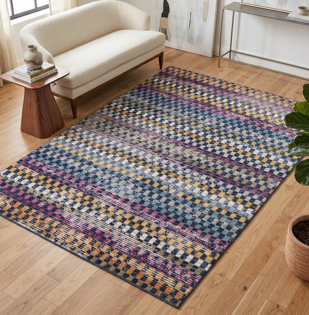 Muse 80cm x 150cm Check Bright MU30