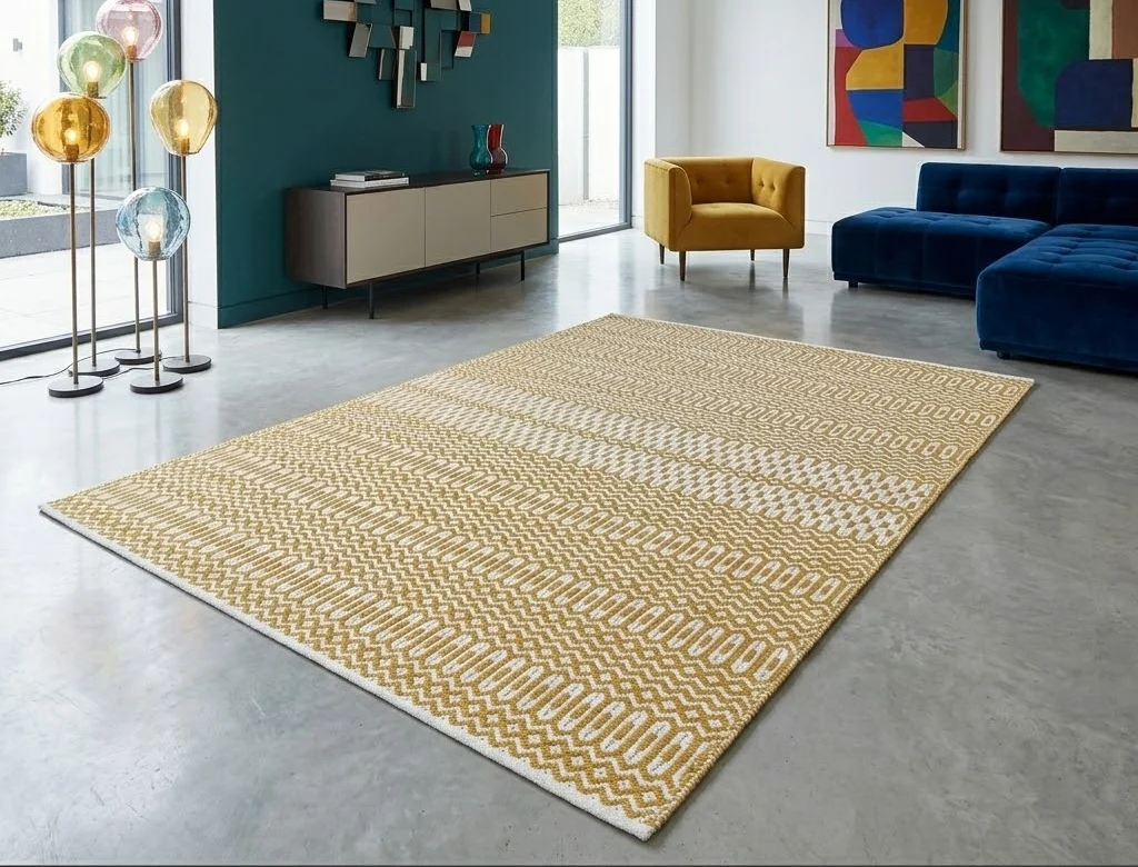 Halsey Rug 160cm x 230cm Mustard