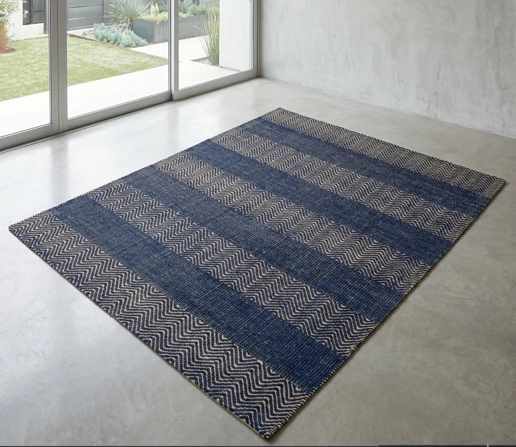 Ives Rug 100cm x 150cm Navy Blue