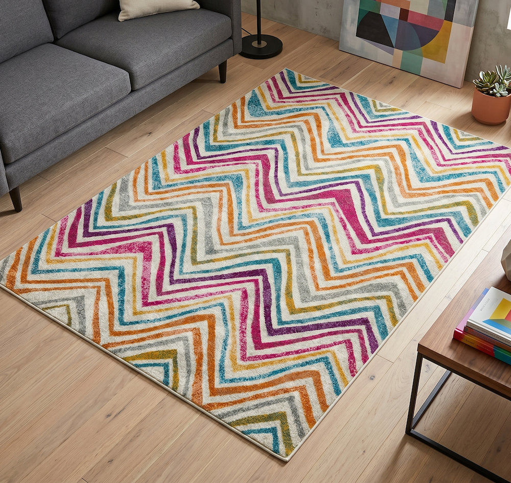 Nova 200cm x 290cm Rhythm Multi Rug NV21