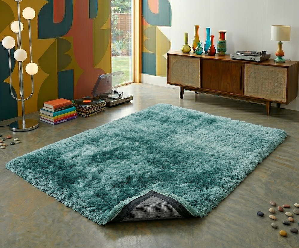Plush Rug 70cm x 140cm Ocean