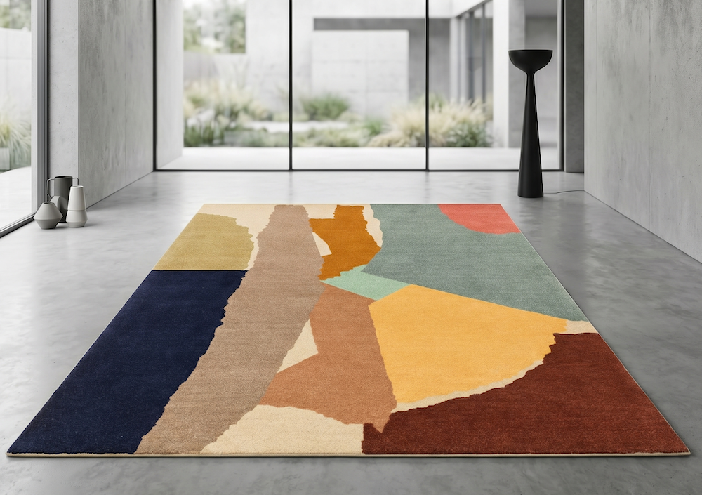 Reef Rug 200cm x 290cm RF14 Abstract Multi