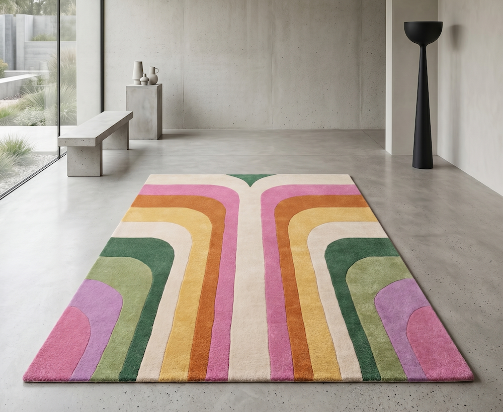 Romy 160cm x 230cm 01 Retro Pink
