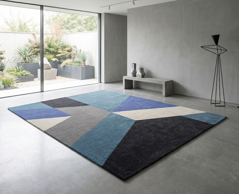 Reef Rug 200cm x 290cm RF13 Big Geo Blue