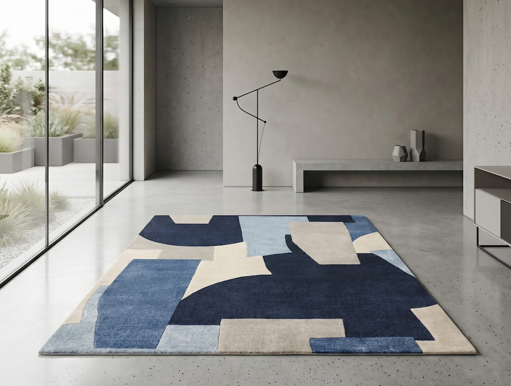 Romy 120cm x 170cm 11 Element Blue