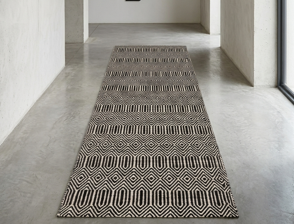Sloan Runner 66cm x 200cm Black