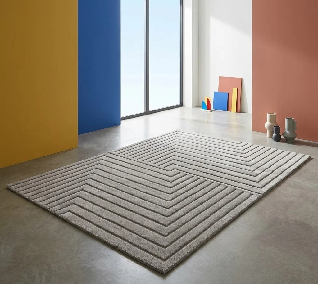 Form Rug 160cm x 230cm Silver