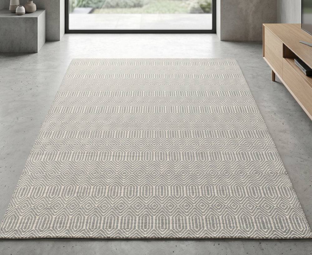 Sloan Rug 100cm x 150cm Silver