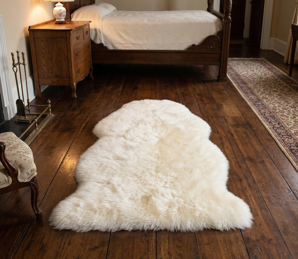 Sheepskin Single White 60cm x 90cm