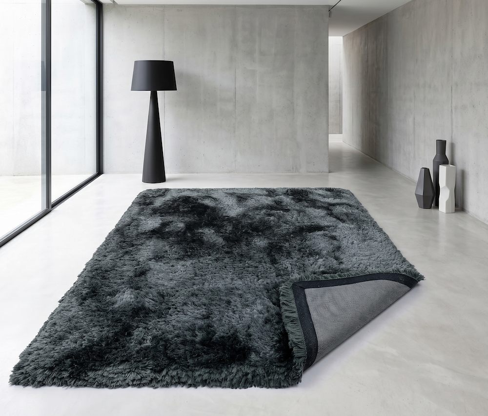Plush Rug 70cm x 140cm Slate