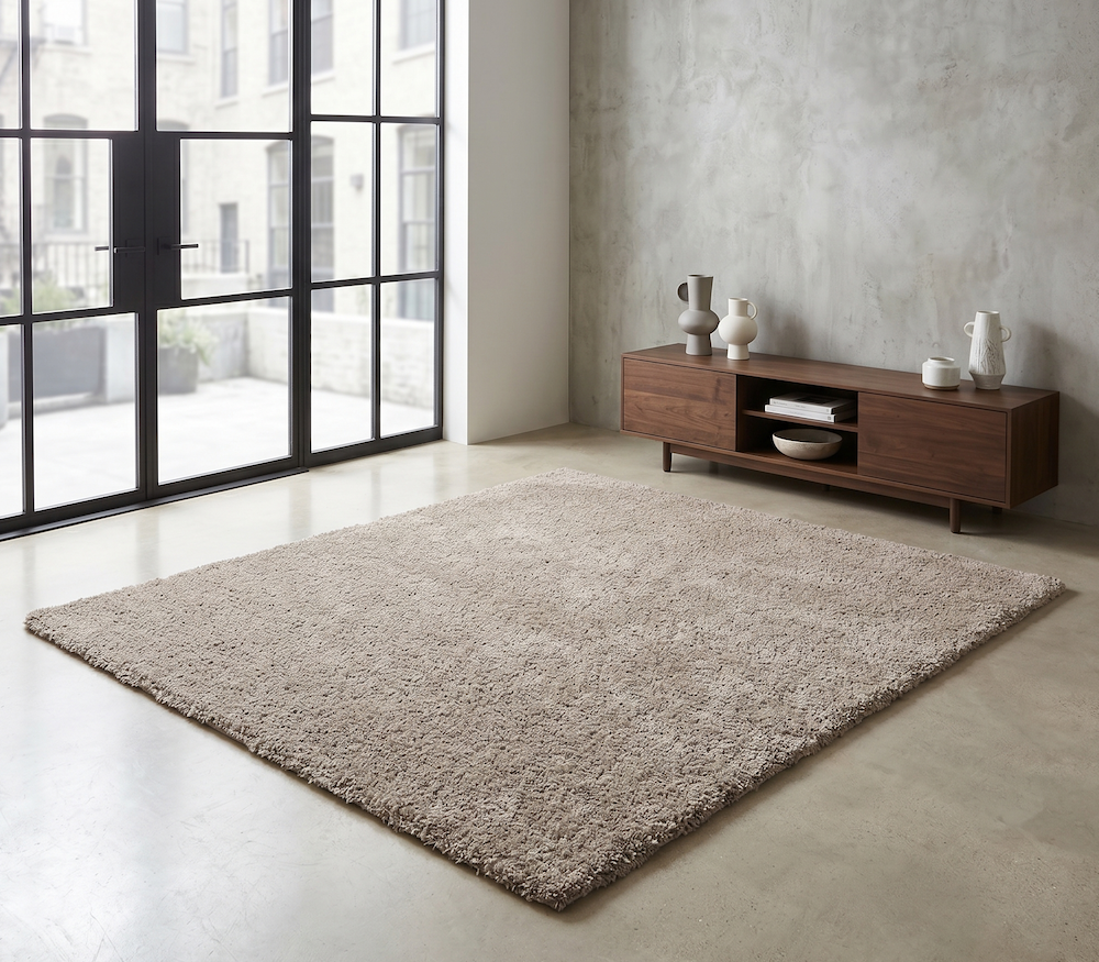 Lulu Soft Touch Rug 120cm x 170cm Stone