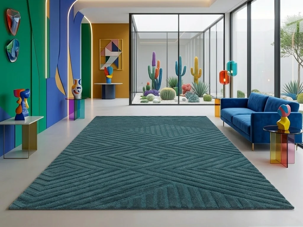 Hague 200cm x 290cm Teal Rug
