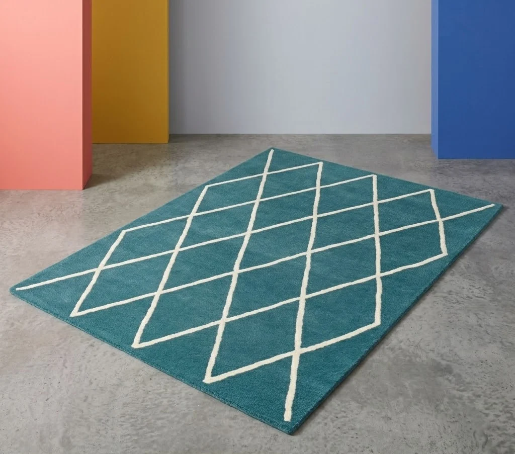 Albany Rug 120cm x 170cm Diamond Teal