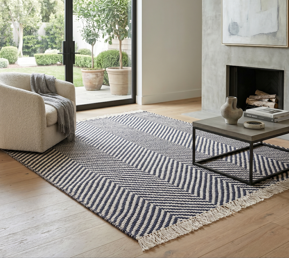 Vigo 120cm x 170cm Navy